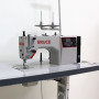 BRUCE R4200-DQ sewing machine with electronic stitch length adjustment and servo foot lifter, for light-medium materials