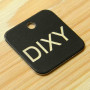 Cardboard labels "Dixy" 3x3 cm