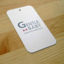 Labels from a design cardboard "Gentle Baby" 10,5x6 cm
