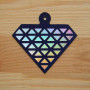 Cardboard tag holographic