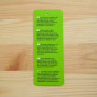 Label cardboard 12h4,5 cm
