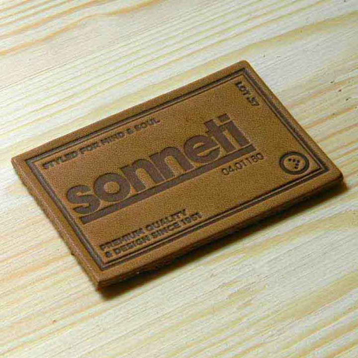 Leather label