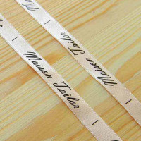 The label on satin tape "Maison Tailor" 1cm