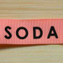 Репсовая лента "Soda" 2,5см