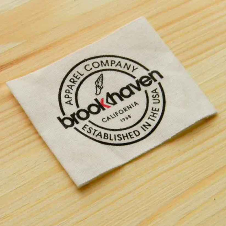 Бирка из натуральной ткани "Brookhaven" 7х5 см