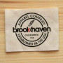 Бирка из натуральной ткани "Brookhaven" 7х5 см