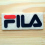Этикетка резиновая "Fila" на фетровой основе
