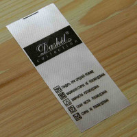 Satin label slim "Dashel" 7x3 cm