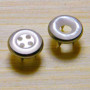 Rivet on the antennae of pearl, button