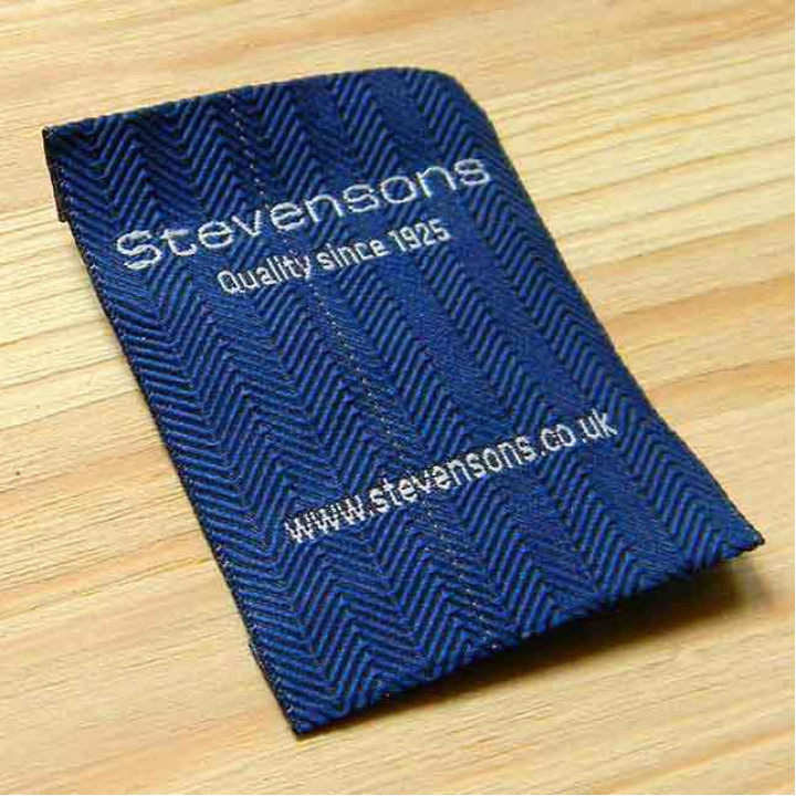 Эксклюзивные текстурные этикетки "Stevensons" 8х4 см