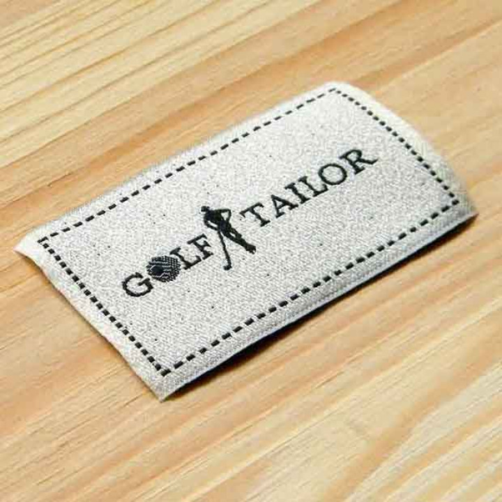 Текстурированные бирки на одежду "Golf Tailor" 5,5х3 см