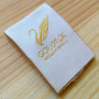 Этикетки с шелковой нитью "Goldtex" 8х2,7 см