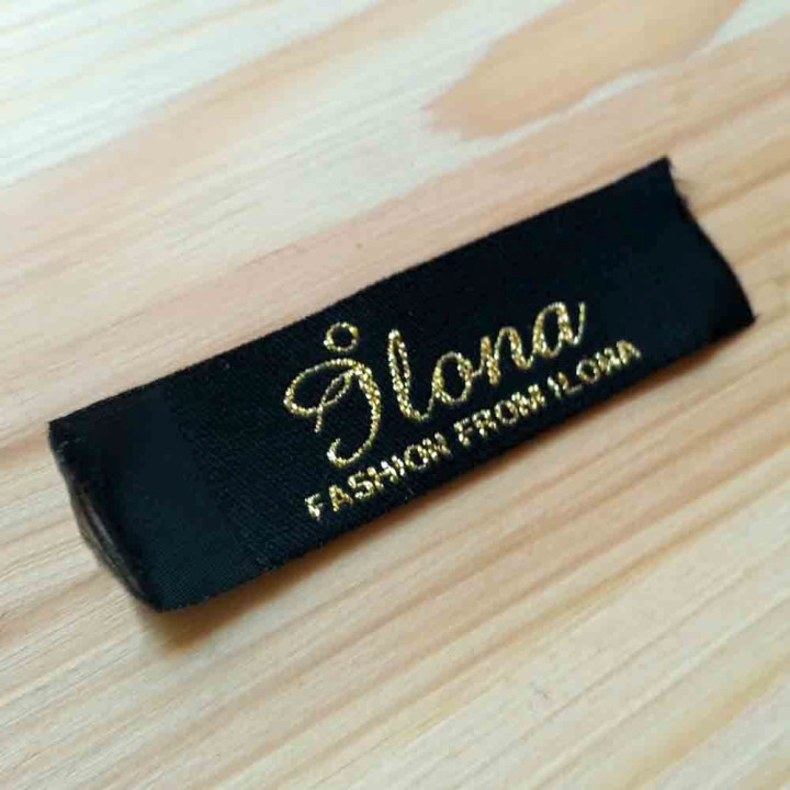 Бирка с люрексом "Ilona" 6х2 см