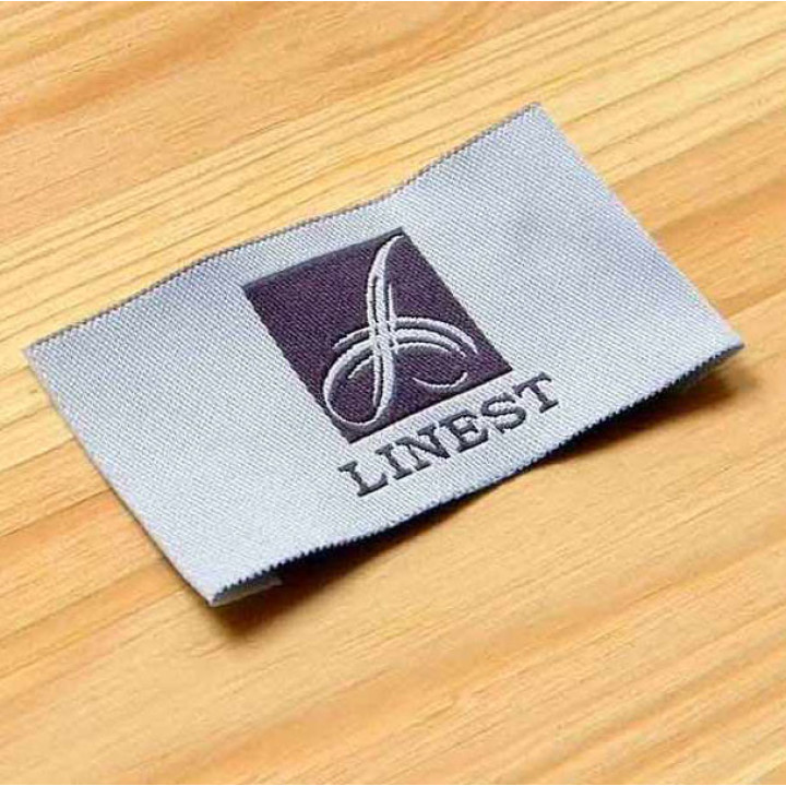 Двухцветная этикетка "Linest" 6х3 см