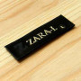 Жаккардовая (тканая) этикетка "Zara-L" люрекс, 6х1,5 см