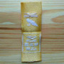 Этикетки с шелковой нитью "Goldtex" 8х2,7 см