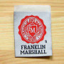 Жаккардовая бирка-флажок "Franklin Marshall" 10х3,5 см