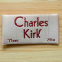 Шелковые этикетки "Charles Kirk" 6х2,5 см
