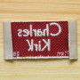 Шелковые этикетки "Charles Kirk" 6х2,5 см