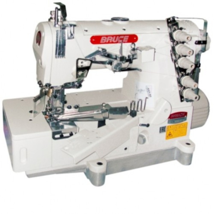 Bruce BRC 562ADI-02BB cover stitch machine with direct drive (with a powerful set of parts)