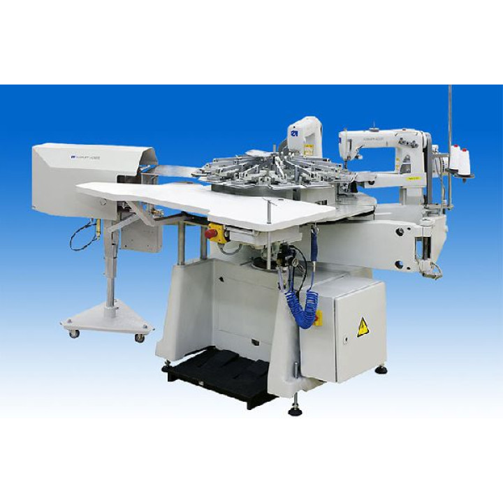 DURKOPP-ADLER 971-01 E2 machine for grinding the cuffs of a shirt