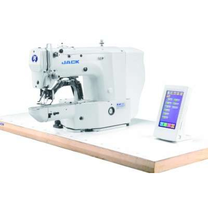 Jack JK-T1900BSK programmable bartacking / button sewing machine