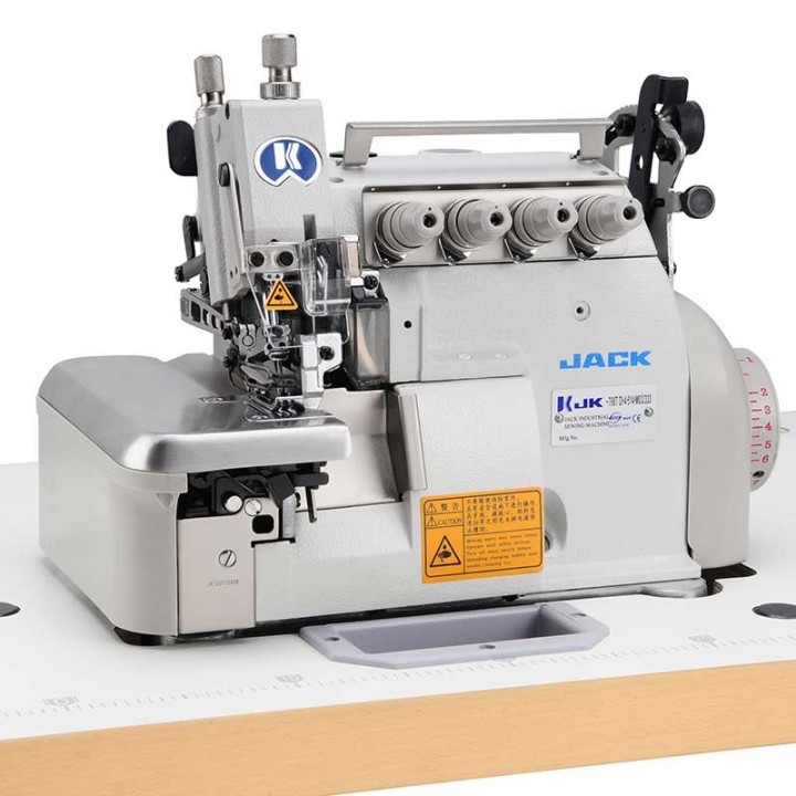 Jack JK-798TDI-4 chetyrehyarusny industrial serger with built-in servomotor and walking foot