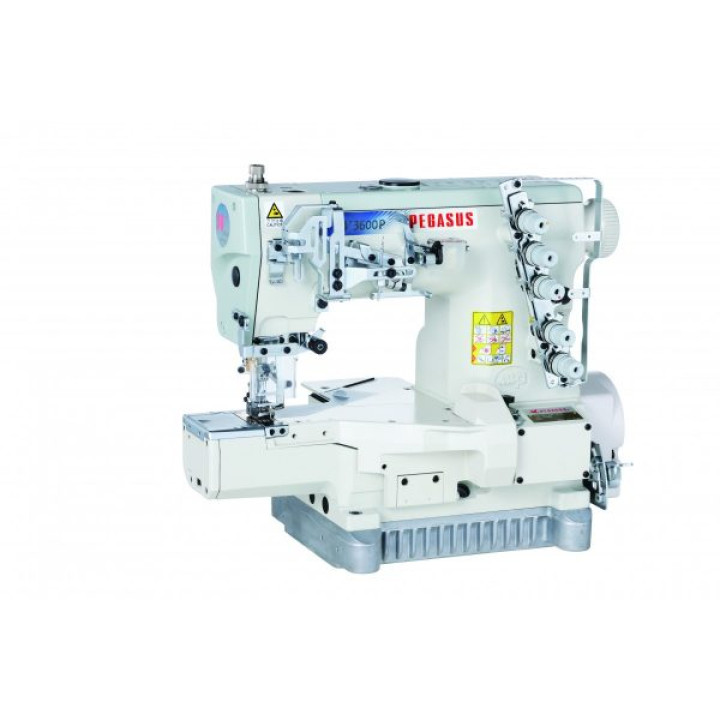 PEGASUS W3662P-01GX356BS/UT4M 5-нит., плоскошовная машина с цилиндрической платформой