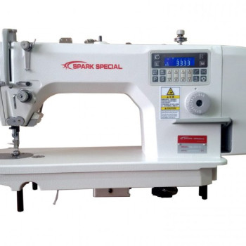 Spark BML-9300-D4 single-Needle lock stitch machine with automatic functions, light/medium Type Tkanov