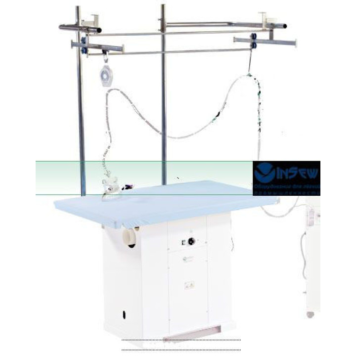 Suspension of iron for rectangular tables