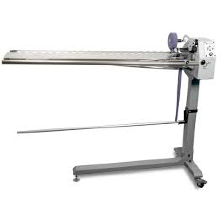 ZOJE ZJ-933 Automated cutting machine is designed to cut borders from fabric or knitted cylindrical stocking