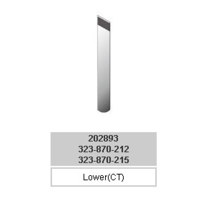 202893CT Нож нижний победитовый